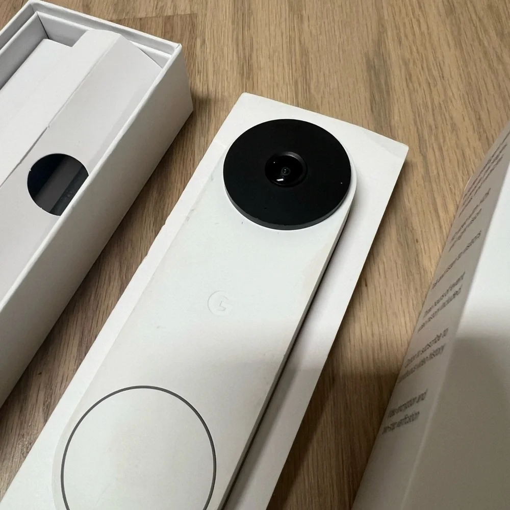 Google Nest Doorbell - (Wired, 2nd Gen) - Wired Video Doorbell Camera Snow